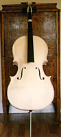 Cello 'in the white'